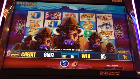 buffalo deluxe slot machine